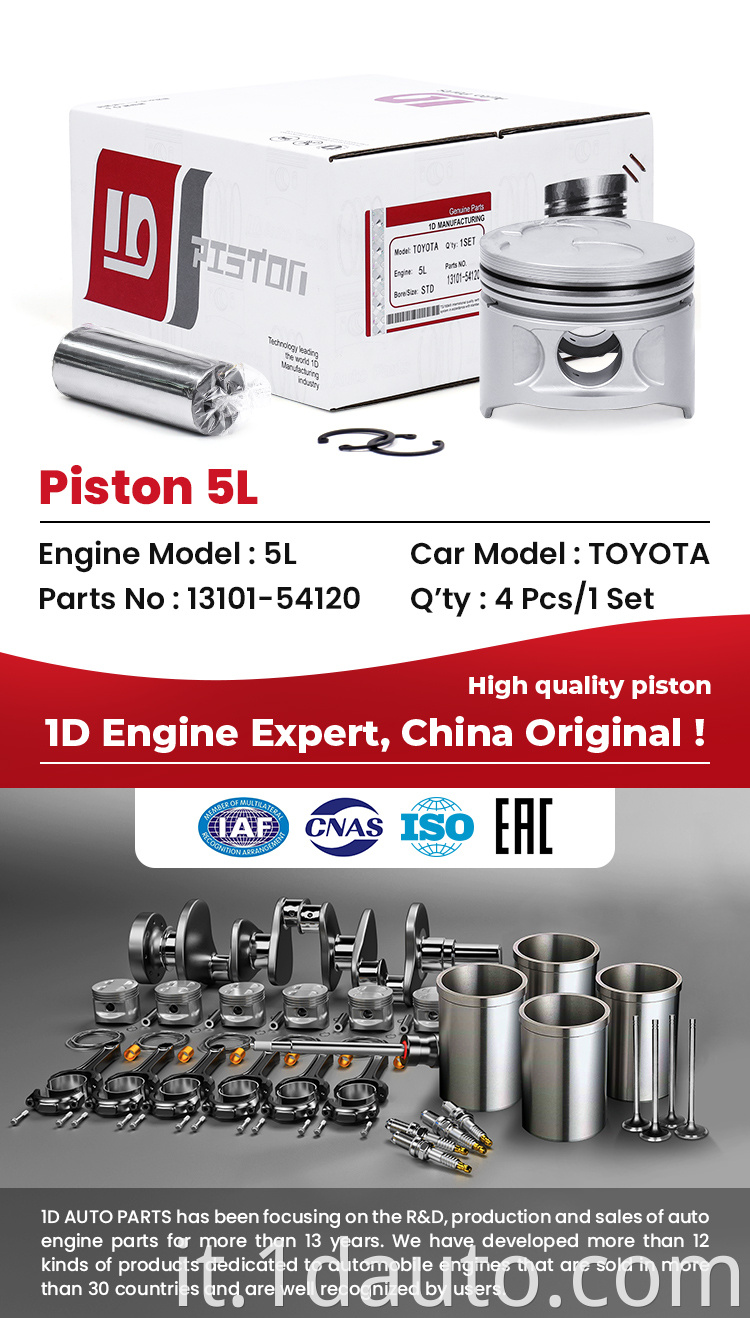 TOYOTA 5L Engine Piston Set